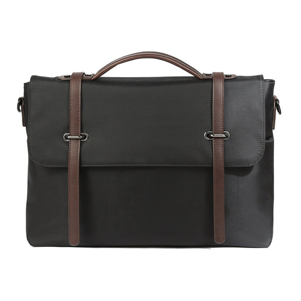 Men's Portable Casual Canvas Shoulder Bag - Hanabi