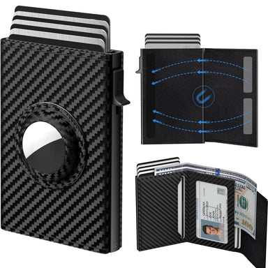 Men's Ultra-thin Smart Wallet Card Clamp - Hanabi