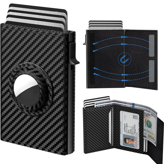 Men's Ultra-thin Smart Wallet Card Clamp - Hanabi