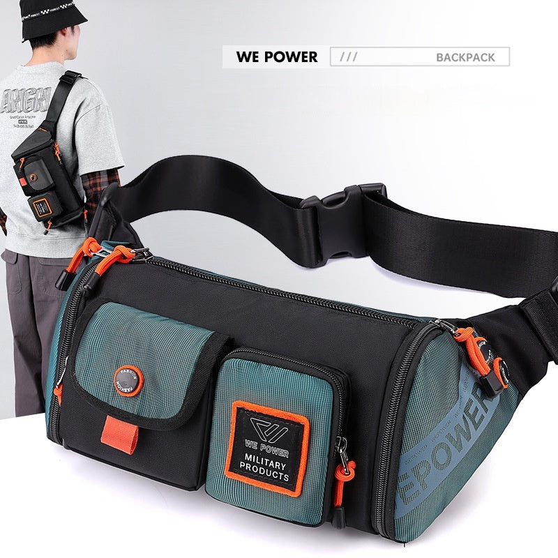 Men's Casual Waterproof Chest Bag Fashion Trend - Hanabi