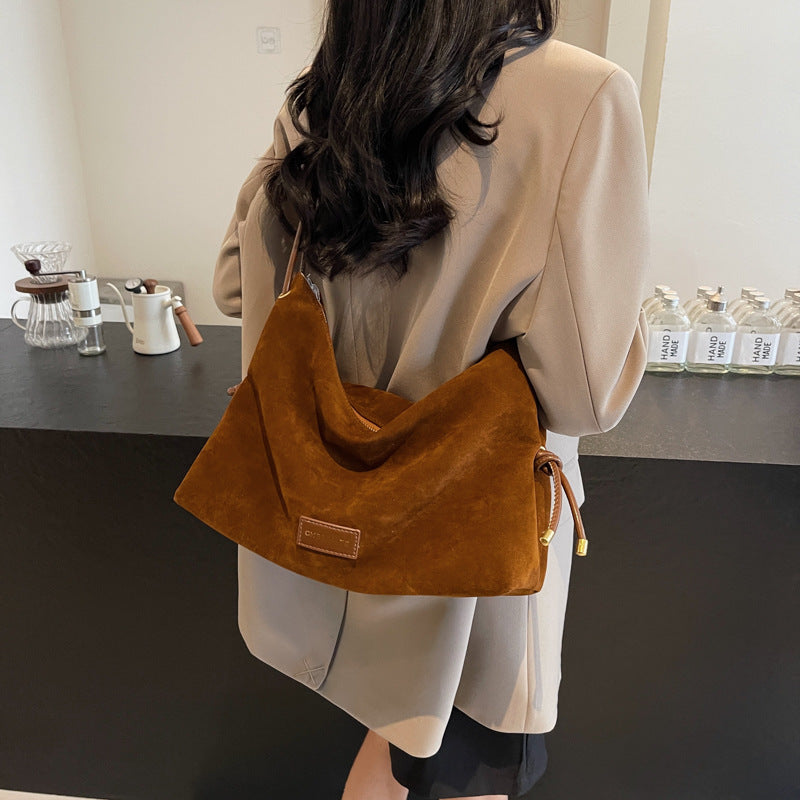 Autumn And Winter Niche Shoulder Underarm Pillow Leopard Print Women's Messenger Bag - Hanabi