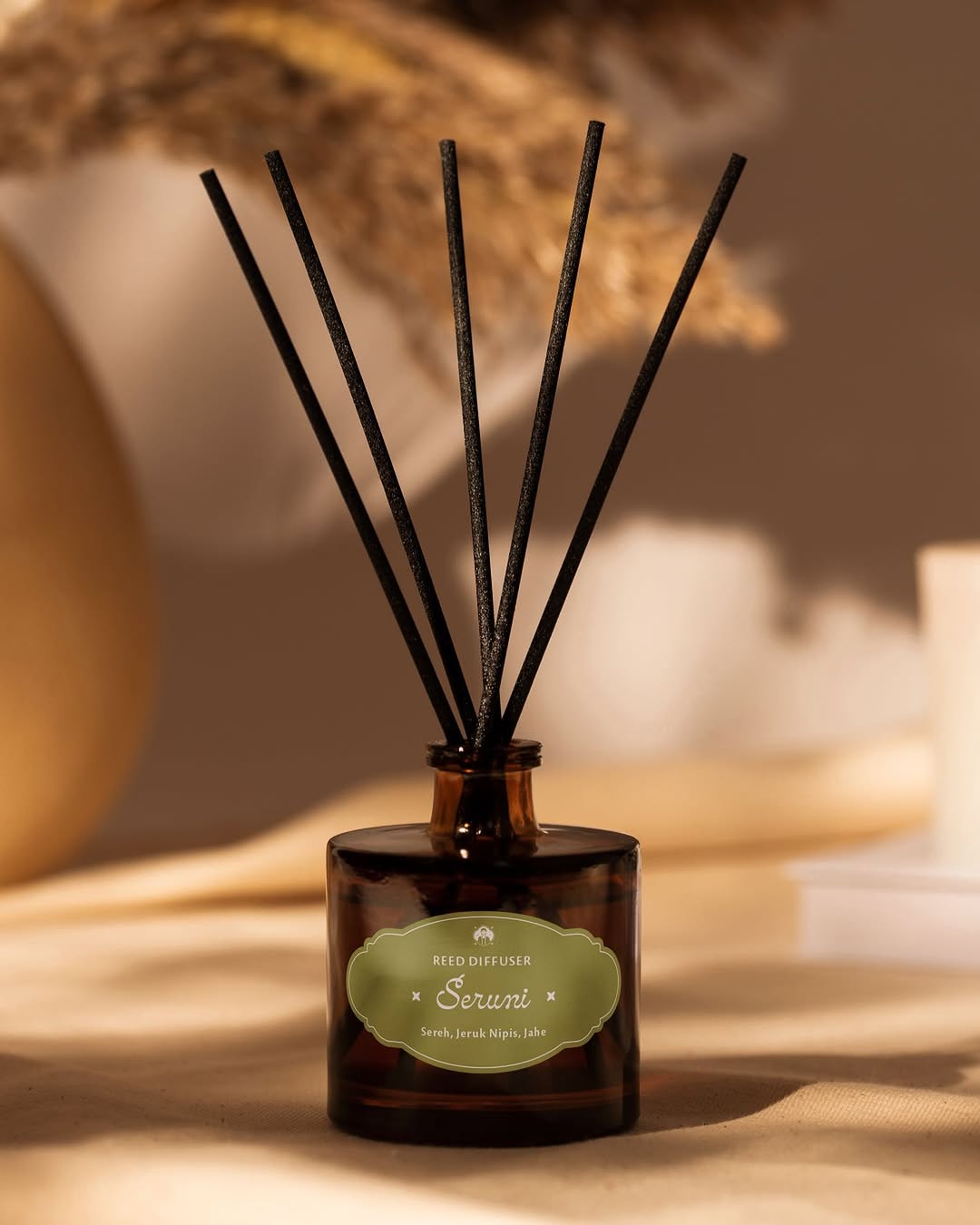 Premium-Raumduft mit Rattanstäbchen, lang anhaltender Duft, 50 ml