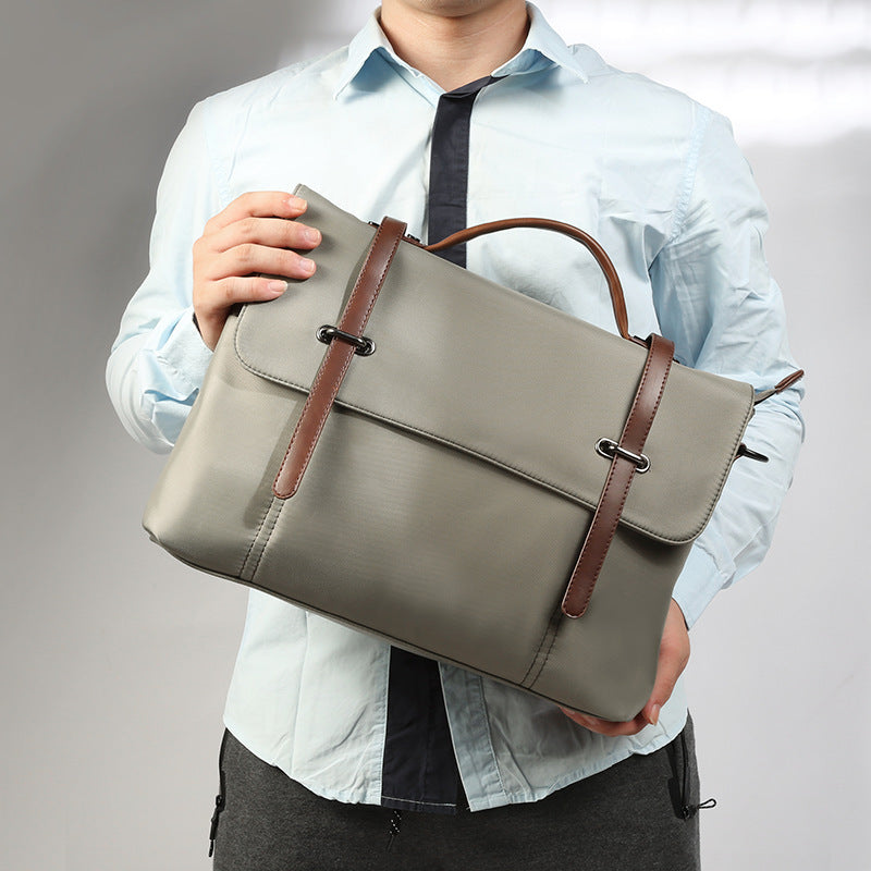 Men's Portable Casual Canvas Shoulder Bag - Hanabi