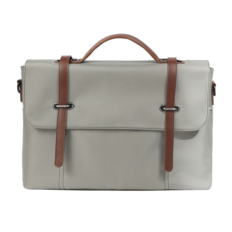 Men's Portable Casual Canvas Shoulder Bag - Hanabi